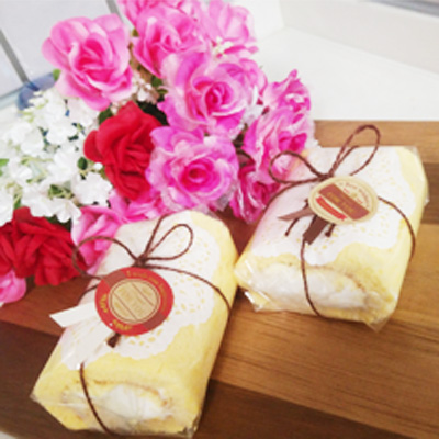ロールケーキ・メープルロールケーキ滋賀県近江八幡市お菓子教室SweetKitchenの写真です。