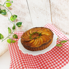 滋賀県近江八幡市お菓子教室・ケーキ作り・リンゴのタルト